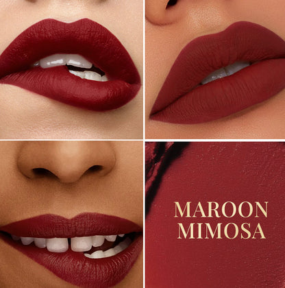Creamy Matte Kiss Bullet Lipstick - Maroon Mimosa