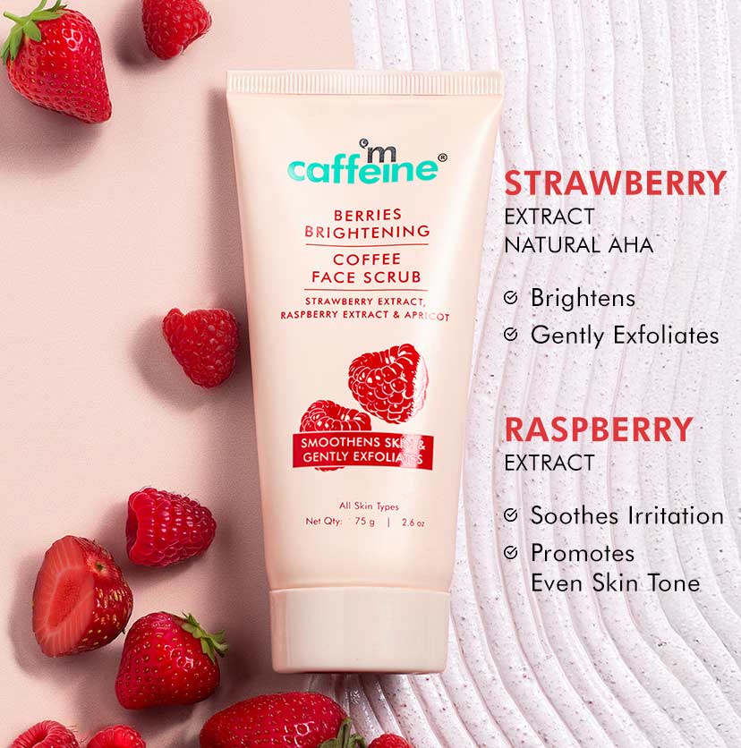 Berries Brightening Coffee Face Scrub - Pack of 2 - 75 gm