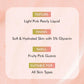 mCaffeine Guava Tini De-Tan Body Wash 300 ml - texture, finish, fragrance and suitability panel with 5% glycerin noted
