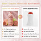 mCaffeine Guava Tini De-Tan Body Wash 300 ml - comparison panel against ordinary body washes