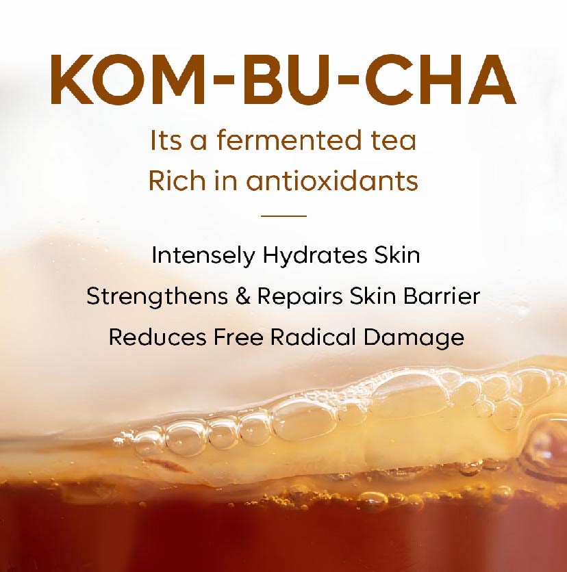 Kombucha Hydra Repair Face Moisturizer with Hyaluronic Acid & Ceramides - 30 ml