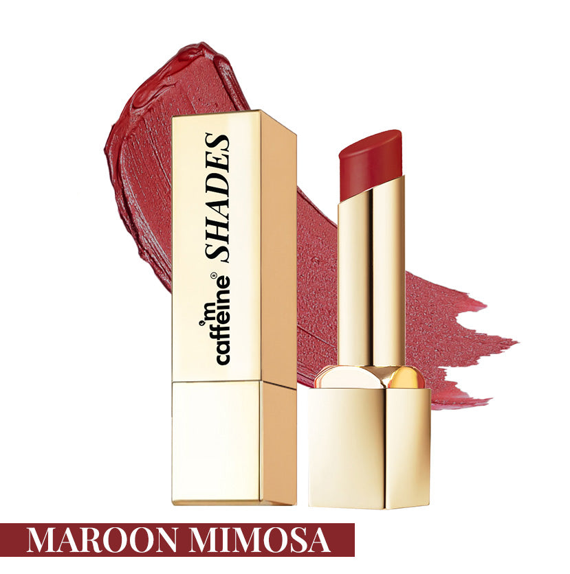 Creamy Matte Kiss Bullet Lipstick - Maroon Mimosa