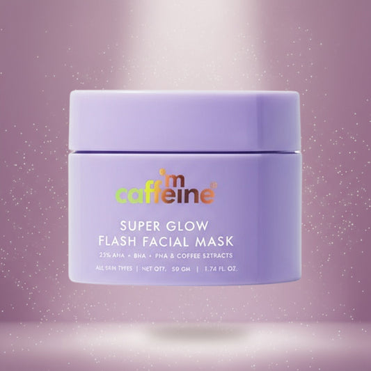 Super Glow Flash Facial 25% AHA+BHA+PHA Face Mask - 50gm