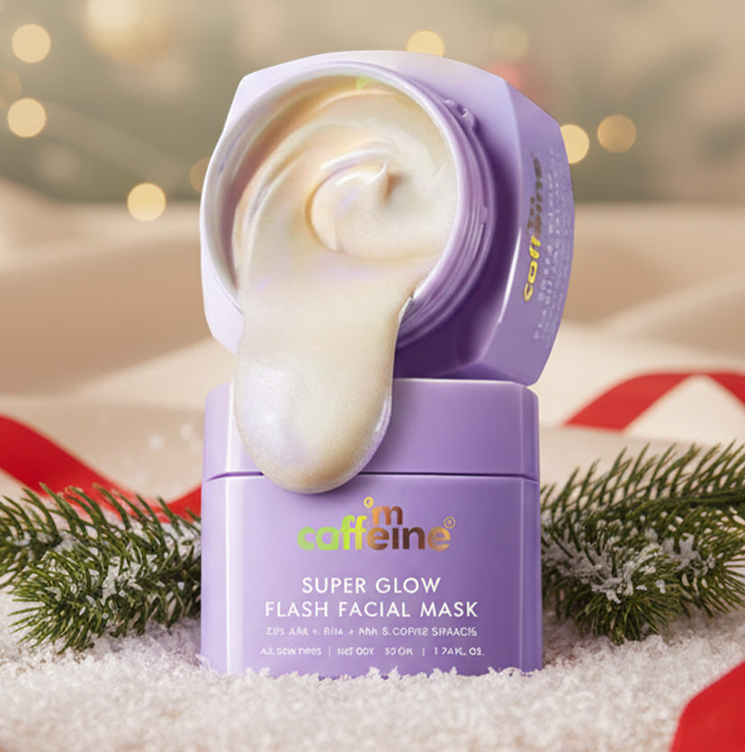Super Glow Flash Facial 25% AHA+BHA+PHA Face Mask - 50gm
