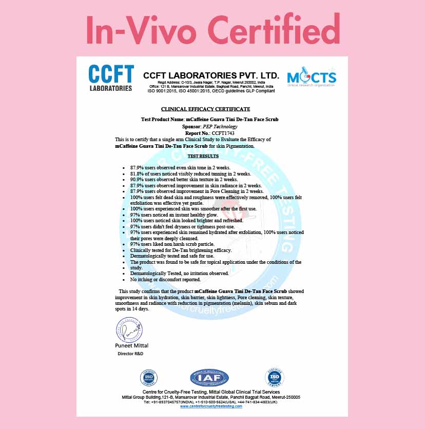 Guava Tini De-Tan Face Scrub - 100gm