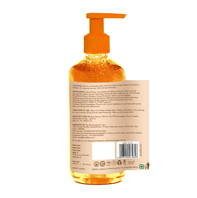 Glow Boost Vitamin C Rich Grapefruit Body Wash  - 300 ml
