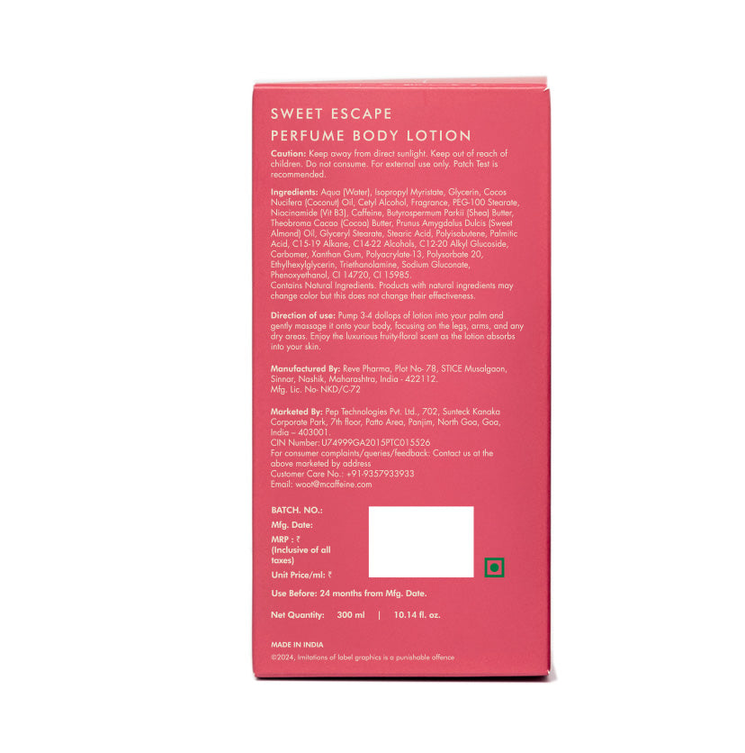 Sweet Escape Perfume Body Lotion