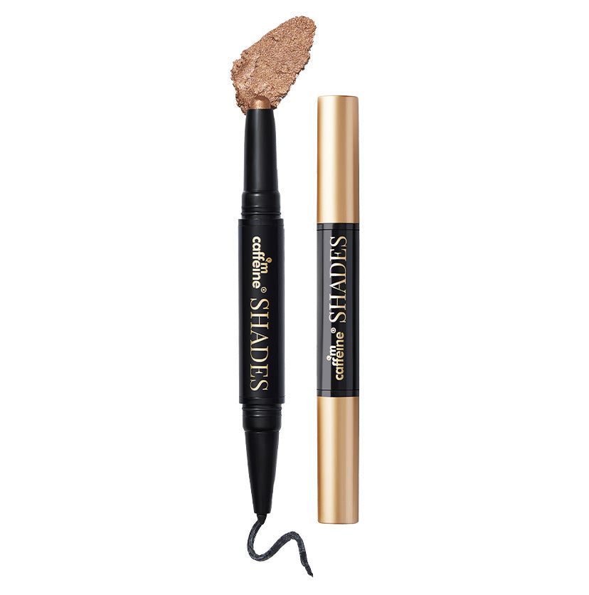 Duo-Verse 2-in-1 Kajal + Eyeshadow - Golden Hour & Black Magic, 1g & 0.25g
