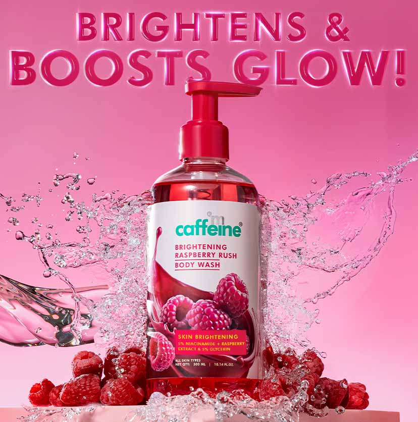 Brightening Body Wash | 5% Niacinamide & Raspberry Extracts (300ml)