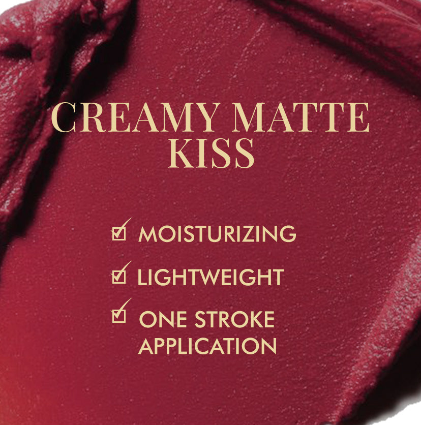 Creamy Matte Kiss Bullet Lipstick - Sparkling Sangria