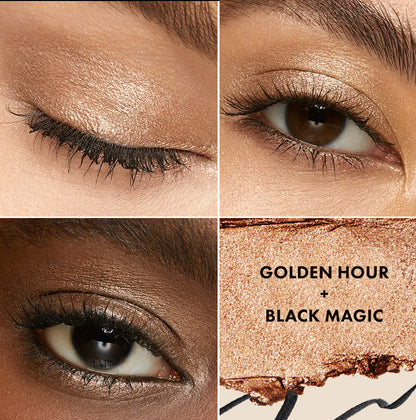Duo-Verse 2-in-1 Kajal + Eyeshadow - Golden Hour & Black Magic, 1g & 0.25g