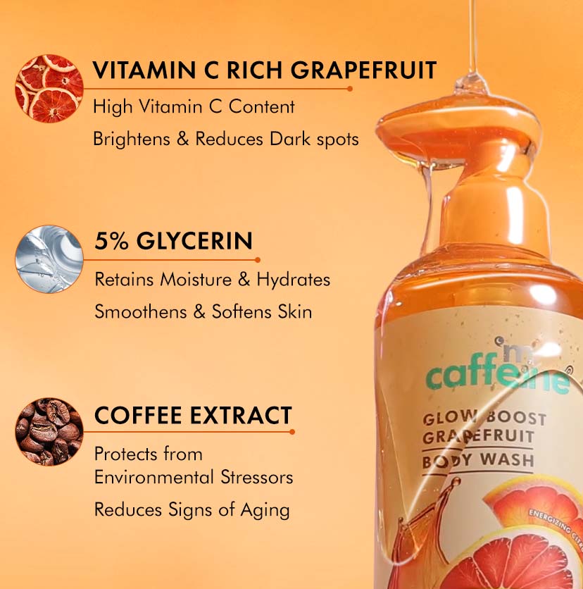 Glow Boost Vitamin C Rich Grapefruit Body Wash  - 300 ml