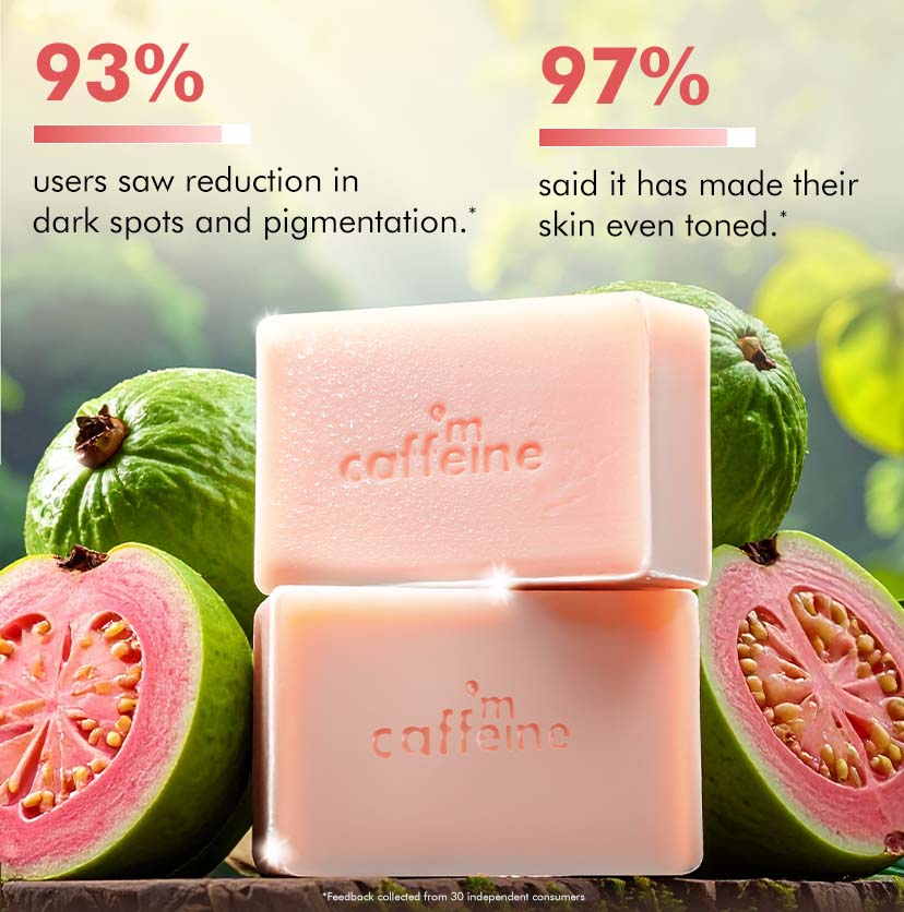 Brightening Tan Removal 1% Kojic Acid & Glutathione Guava Fizz Soap - 300g (3x100g)