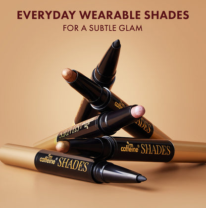 Duo-Verse 2-in-1 Kajal + Eyeshadow - Espresso Brown & Black Magic, 1g & 0.25g