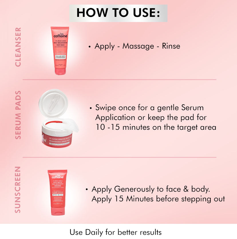 3 Step Skin Brightening Combo