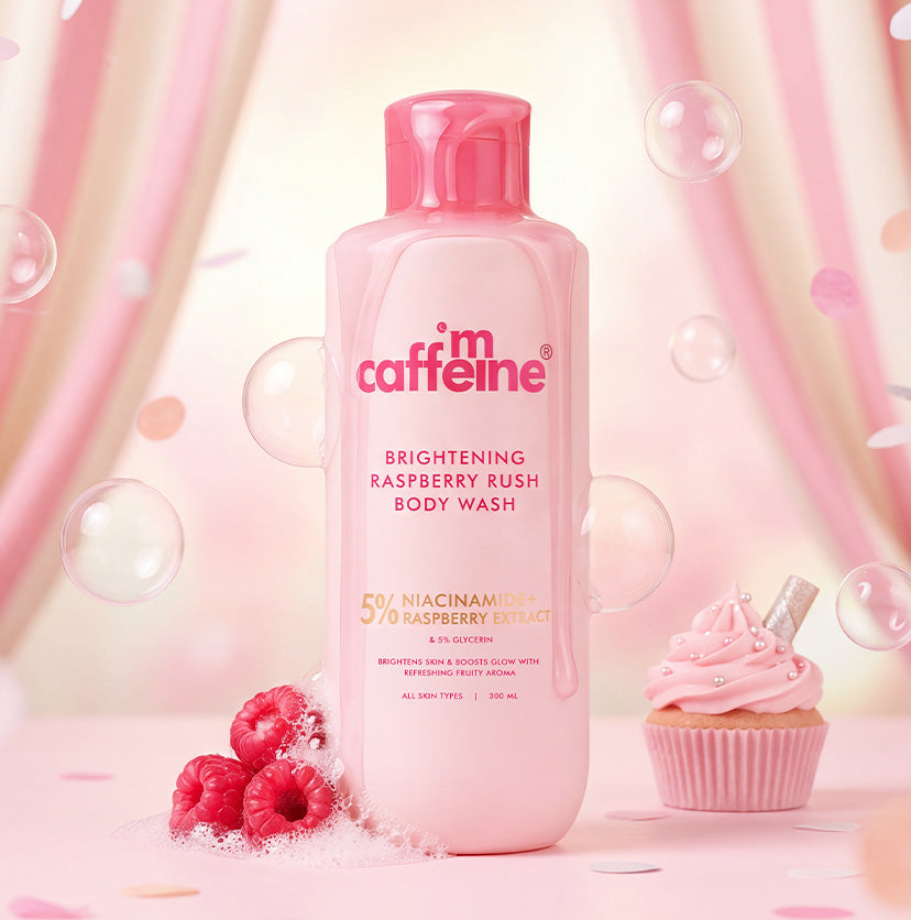 Brightening Body Wash | 5% Niacinamide & Raspberry Extracts (300ml)