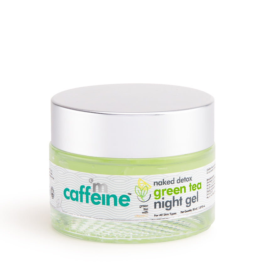 Green Tea Night Gel with Vitamin C, 50ml