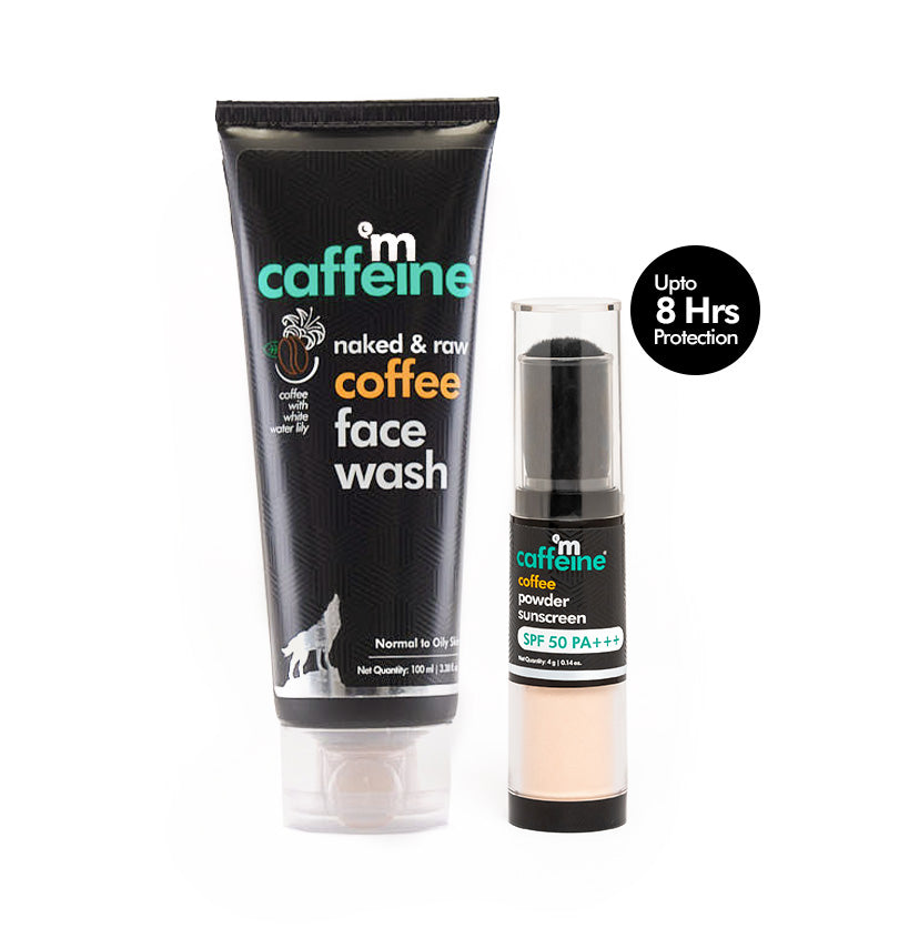 Coffee Cleanse & Protect SPF 50+++ Routine