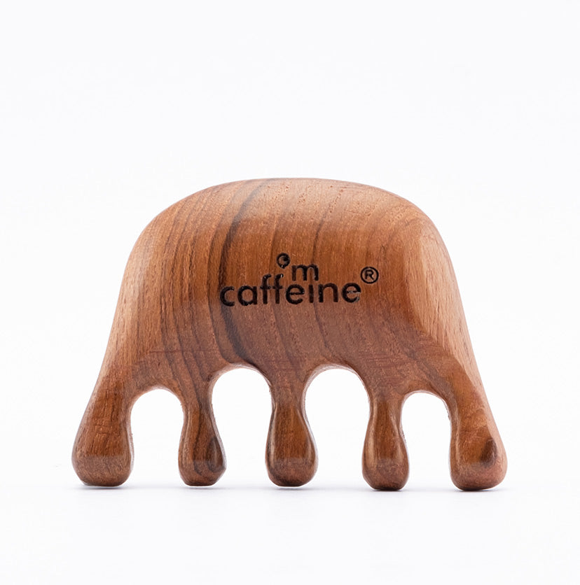 Wooden Head Massage Comb