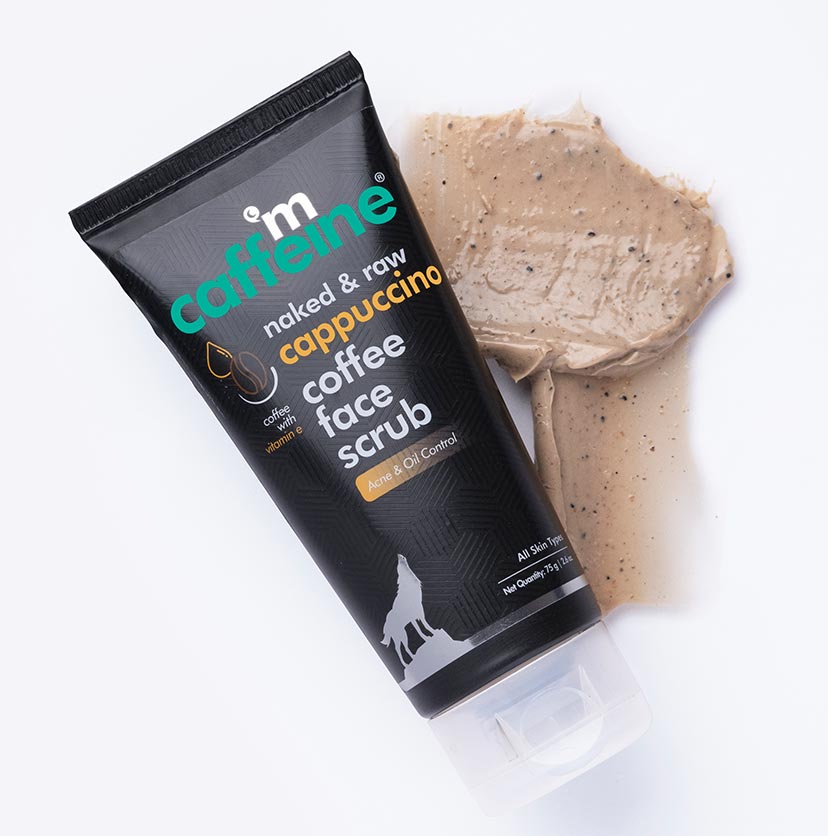 mcaffeine cappuccino coffee face scrub
