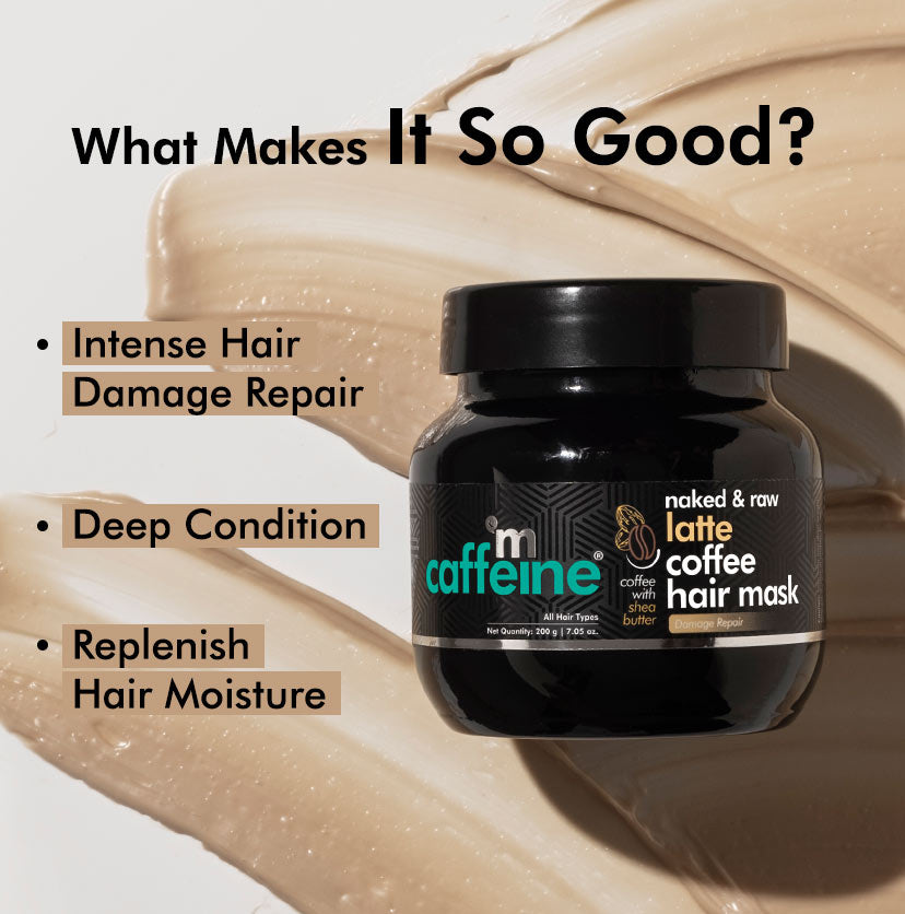 Intense Damage Repair Latte Hair Mask with Coconut Milk & Shea Butter - 200g