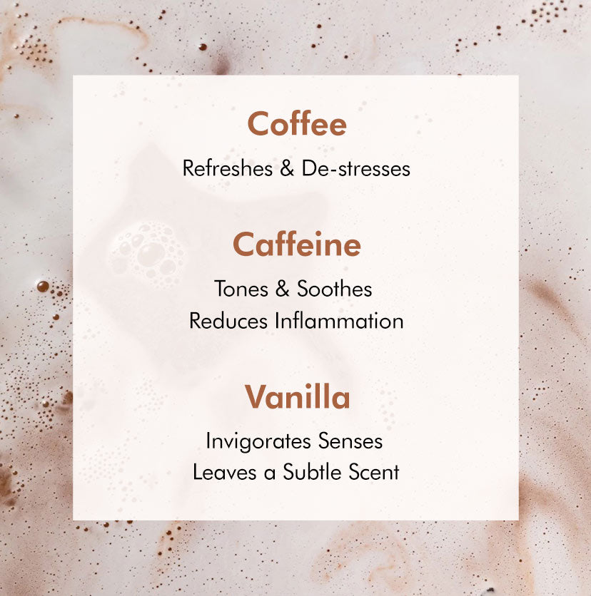 De-Stressing Coffee Bath Bomb (Set of 3) | Coffee Aroma | Natural & 100% Vegan