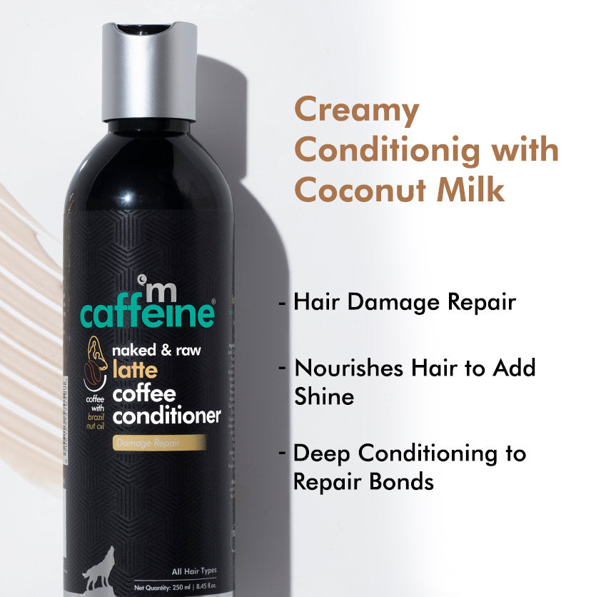 Damage Repair Shampoo & Conditioner- Latte Coffee Routine