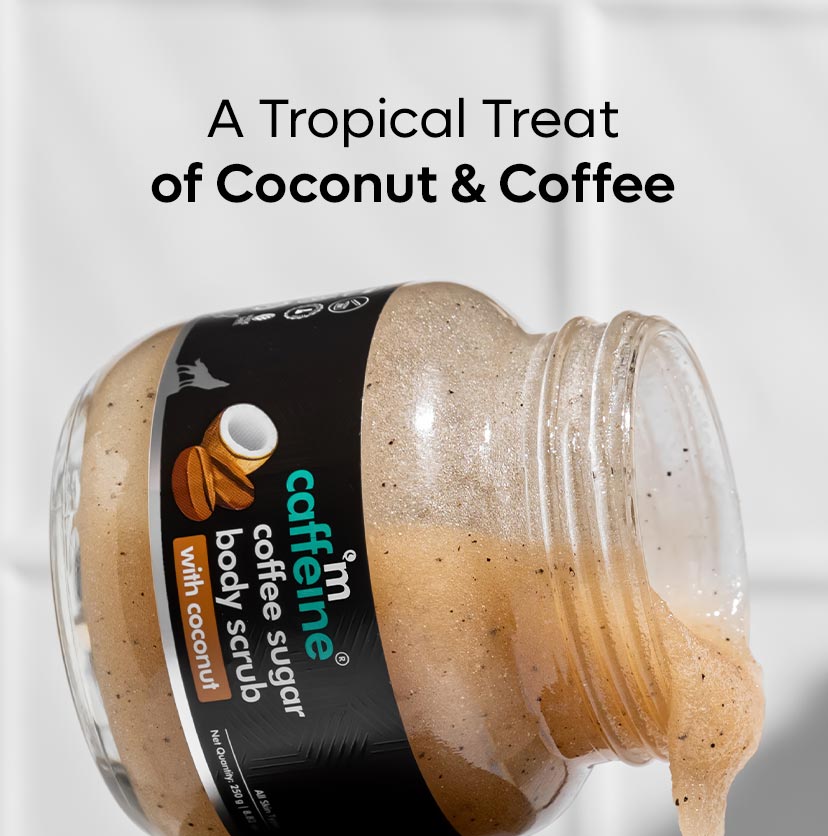 Coffee Sugar Body Scrub Of Coconut & Coffee