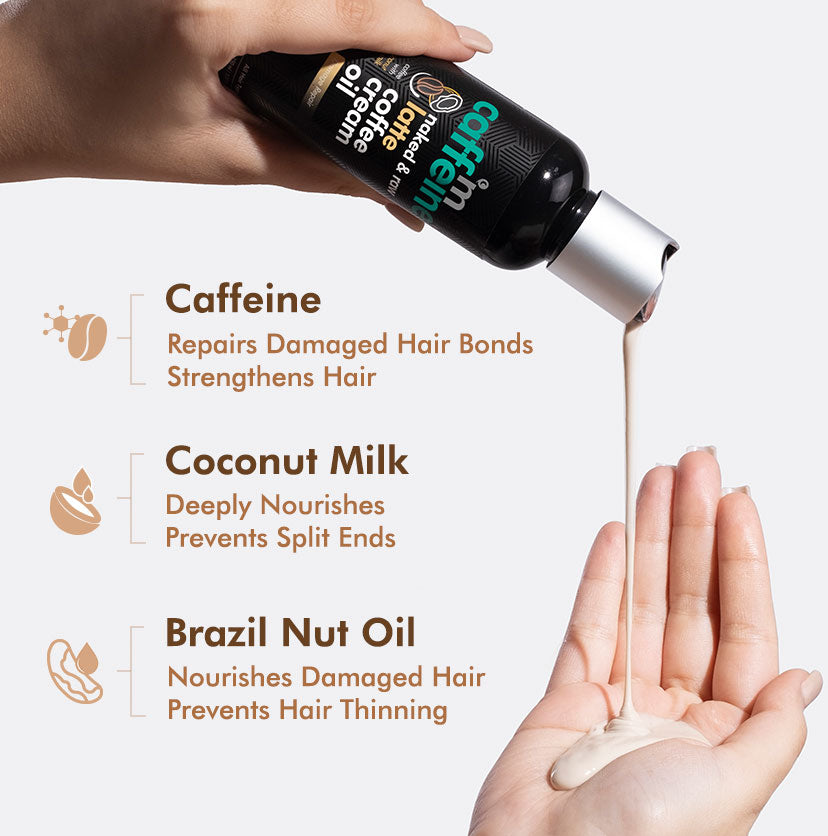 Damage Repair Latte Scalp & Hair Cream Oil with Coconut Milk - 150ml