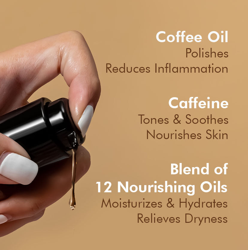 Coffee Shower Oil Body Wash with 12 Nourishing Oils for Deep Moisturization & Nourishment- 100 ml