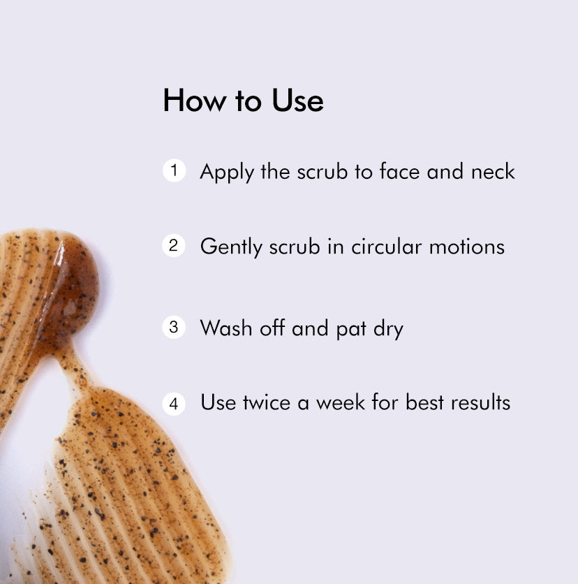 How To Use Coffee Face Scrub