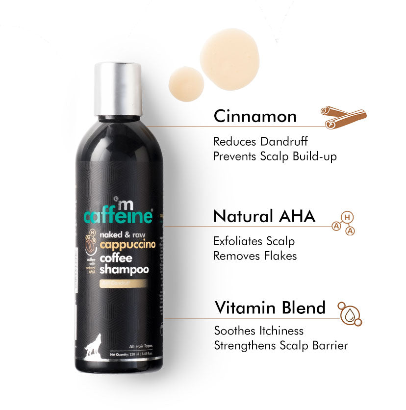 Anti-Dandruff Cappuccino Shampoo with Natural AHA - 250ml