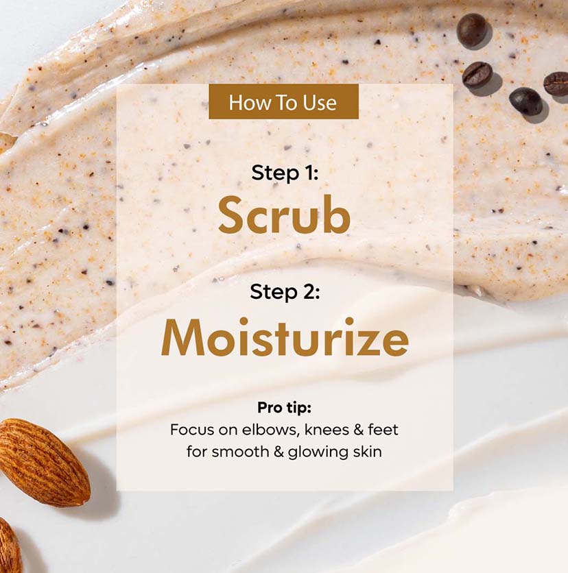 Coffee & Almonds Scrub-Moisturize Routine / Duo