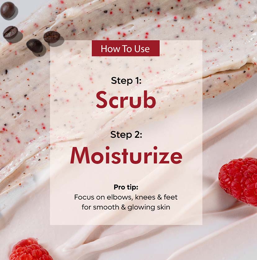 Coffee & Berries Scrub-Moisturize Routine / Duo
