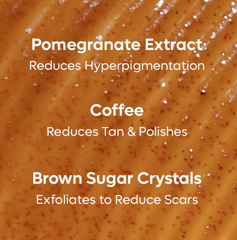 Coffee Sugar Body Scrub Reduces Tan