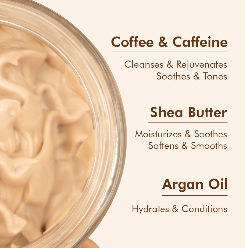 Coffee Whipped Cream Body Wash with Shea Butter - 100 g