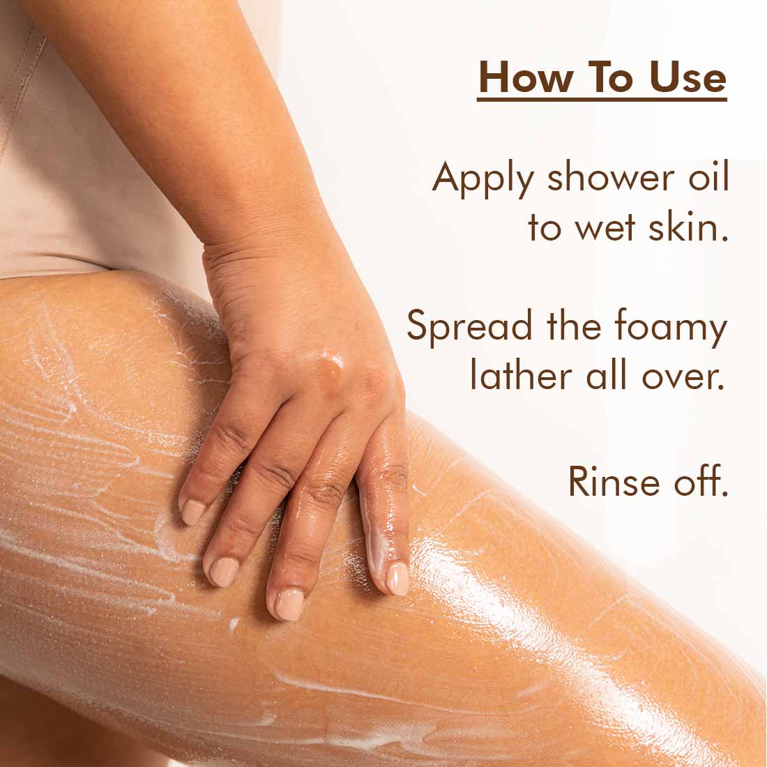 Coffee Shower Oil Body Wash with 12 Nourishing Oils for Deep Moisturization & Nourishment- 100 ml