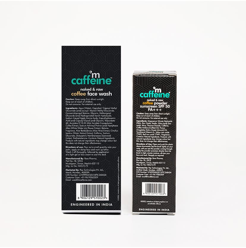 Coffee Cleanse & Protect SPF 50+++ Routine