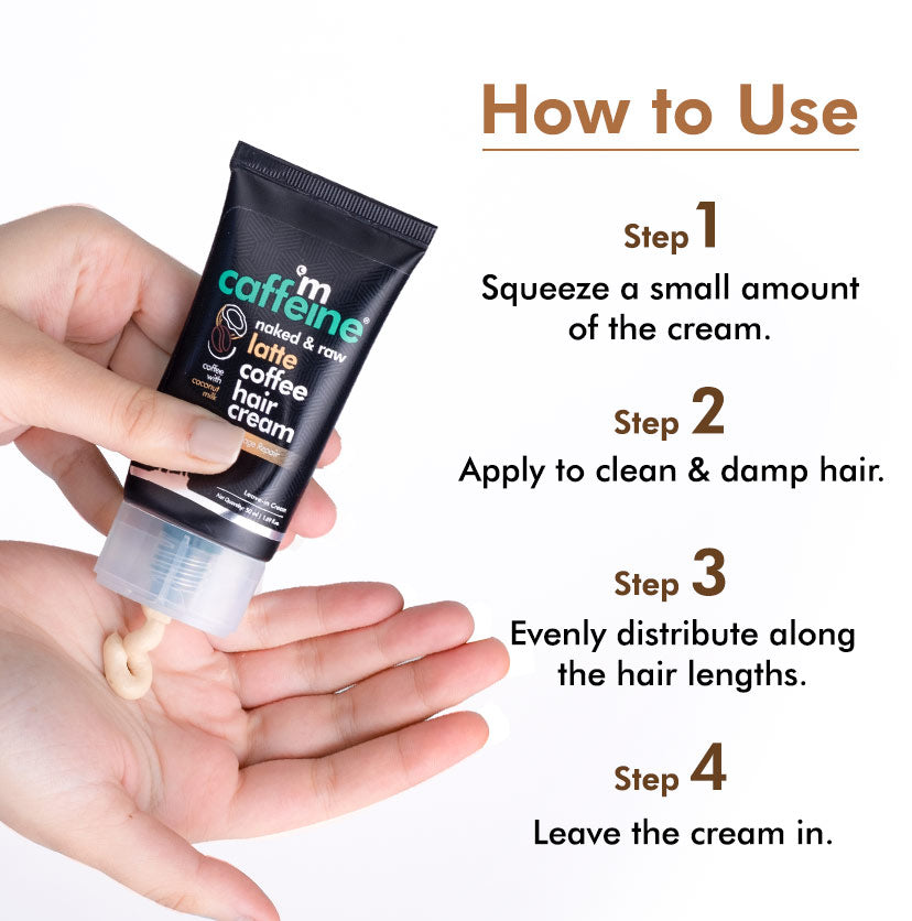 Damage Repair Latte Leave-In Hair Cream with Coconut Milk - 50ml