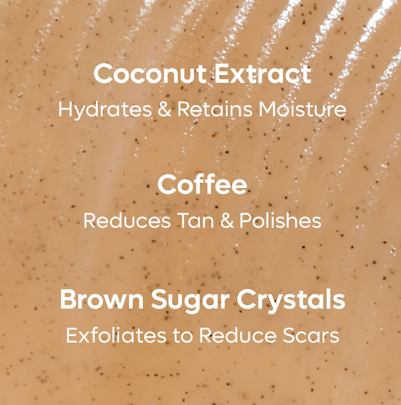 Coffee Sugar Body Scrub With Coconut Exract