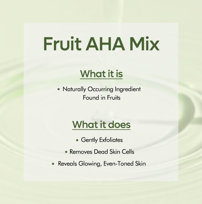 Fruit-AHA & Green Tea Face Toner for Smooth Skin | Exfoliates & Tightens Pores - 150 ml