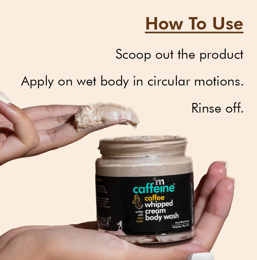 Coffee Whipped Cream Body Wash with Shea Butter - 100 g