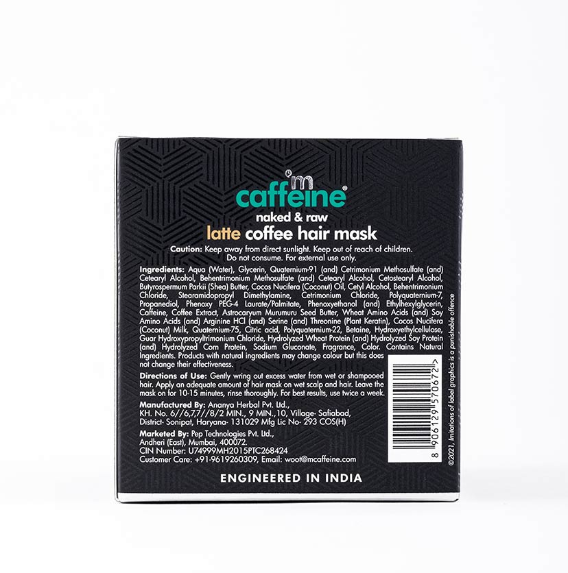 Intense Damage Repair Latte Hair Mask with Coconut Milk & Shea Butter - 200g