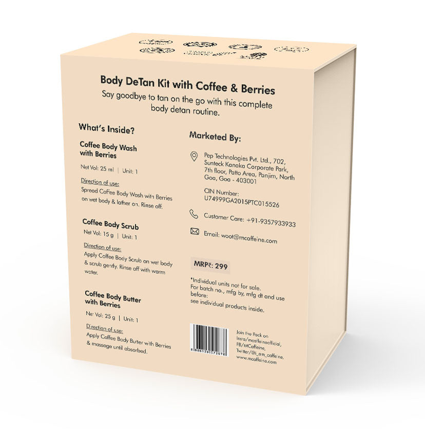 Coffee Body Detan Kit