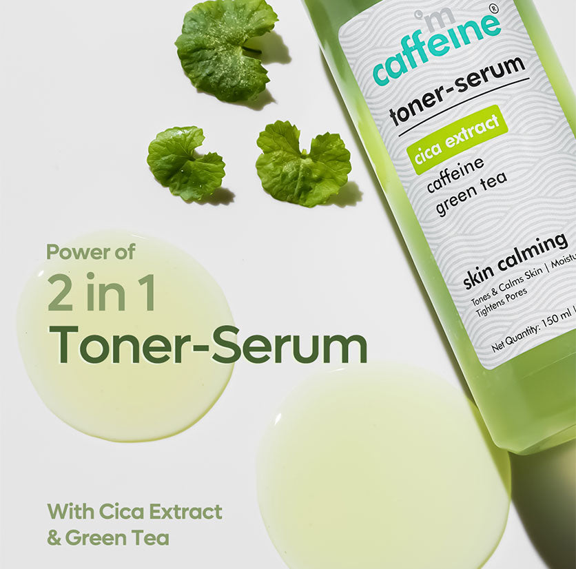 Toner Serum with Green Tea Calms Skin