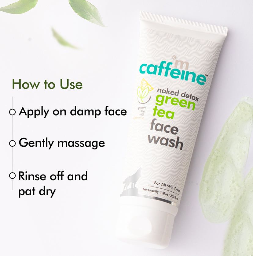 How To Use Green Tea Face Wash with Vitamin C