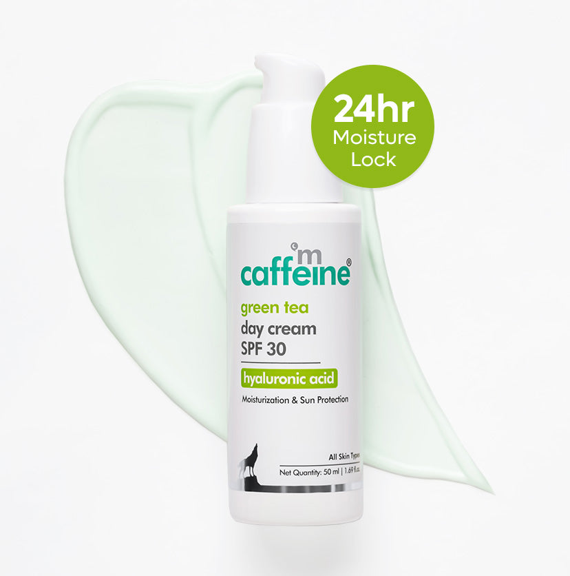 Green Tea Day Cream with SPF 30 PA++ for Hydration & 24 Hrs Moisture Lock - 50 ml