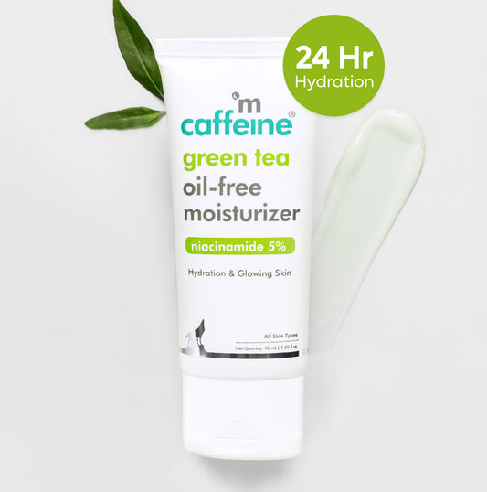 Green Tea Oil-Free Moisturizer with 5% Niacinamide to Reduce Blemishes & Repair Skin Barrier - 50 ml