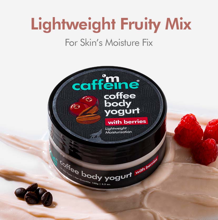 Coffee Body Yogurt with Berries for Instant Hydration & Quick Absorption | Refreshing Fruity-Coffee Aroma - 100g