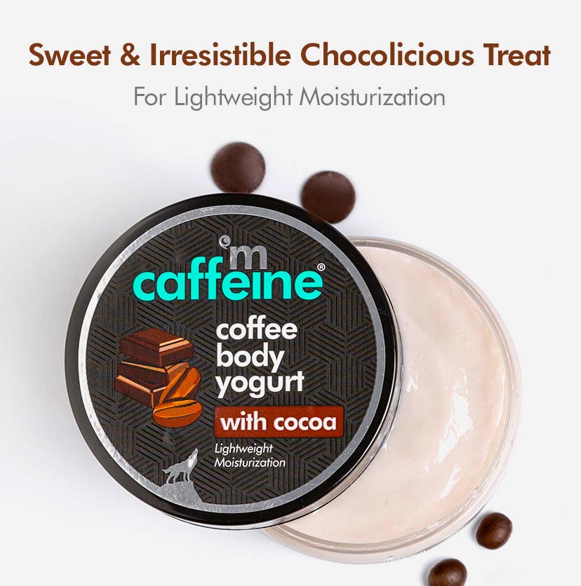 Coffee Body Yogurt with Cocoa for Instant Hydration & Quick Absorption | Sweet Choco-Coffee Aroma - 100g